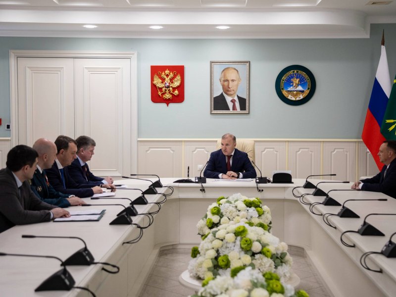 Глава Адыгеи поставил задачи перед новым начальником Комитета РА по делам ГО и ЧС - НОВОСТИ | Адыгэ макъ